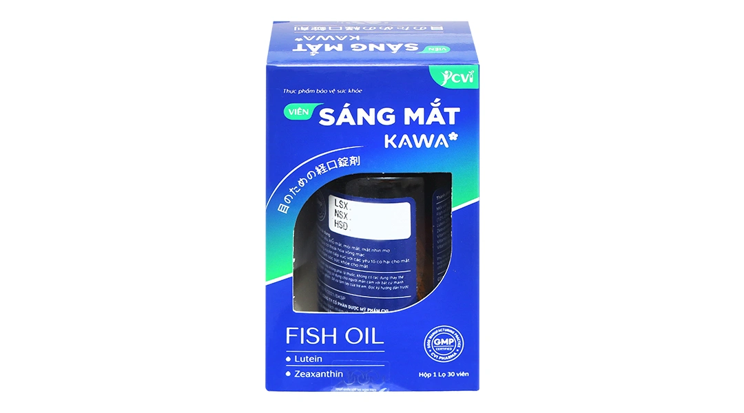 Combo 2 hộp Viên Sáng Mắt Kawa hộp 30 viên - 1